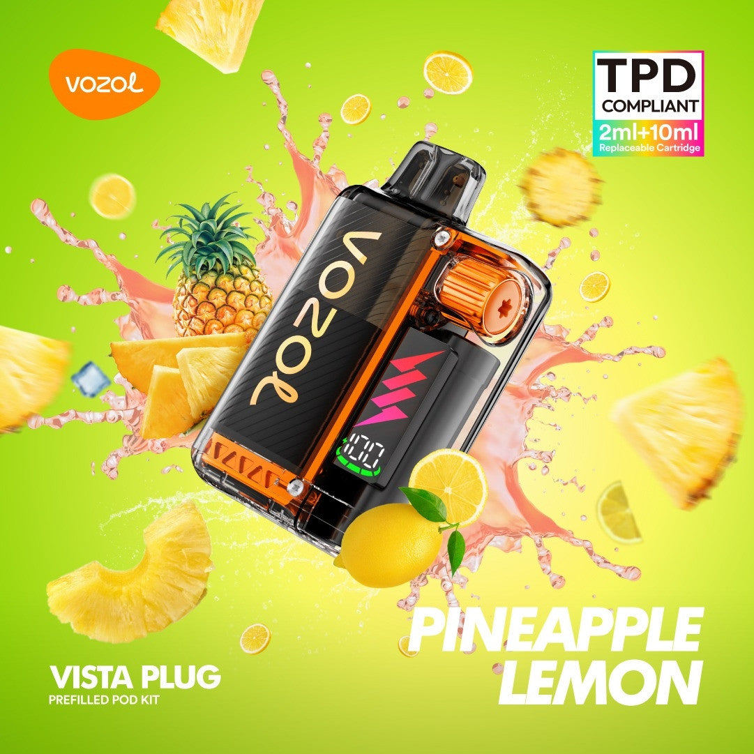 Vozol Vista Plug Starterkit 15000 Züge - Pineapple Lemon