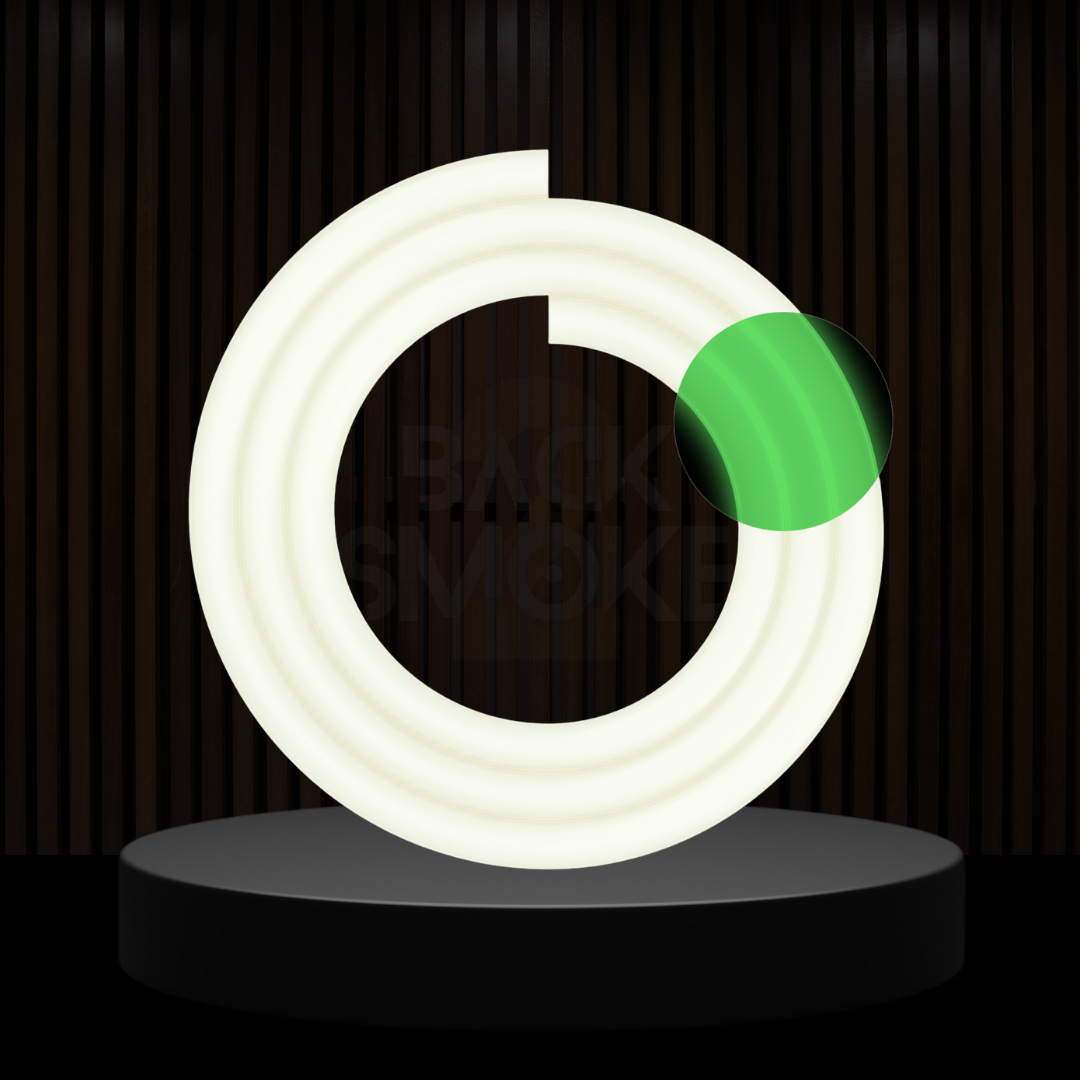 Premium Silikonschlauch - Glow in the Dark Green