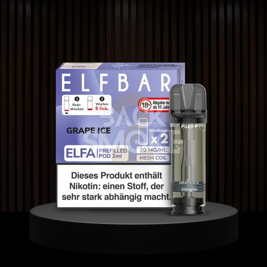 Elf Bar Elfa Pod (2er Pack) 20mg - Grape Ice