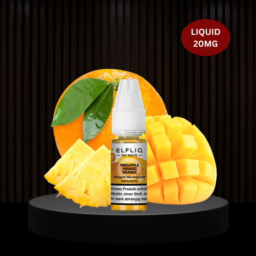 Elfbar Liquid 10ml - 20mg - Pineapple Mango Orange