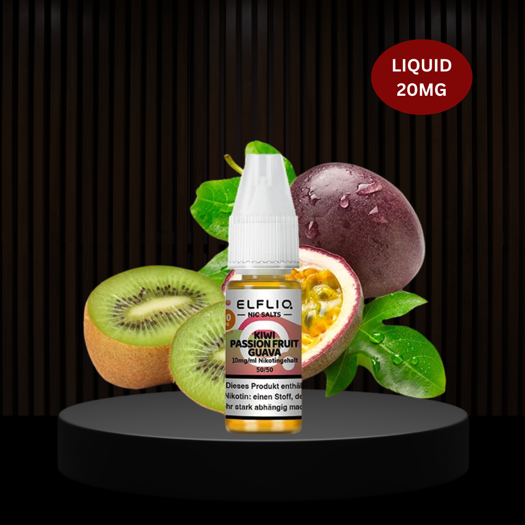 Elfbar Liquid 10ml - 20mg - Kiwi Passion Fruit Guava