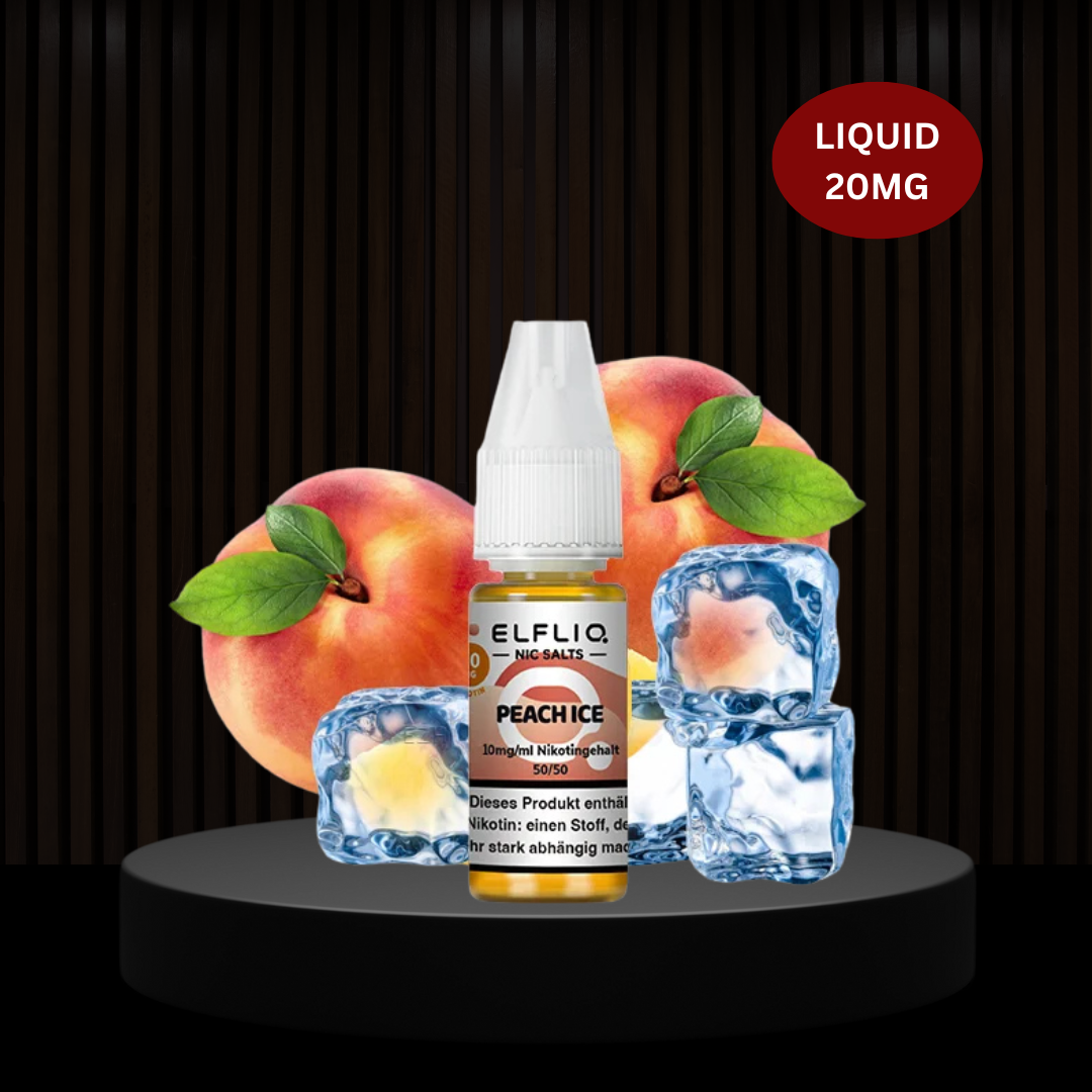 Elfbar Liquid 10ml - 20mg - Peach Ice