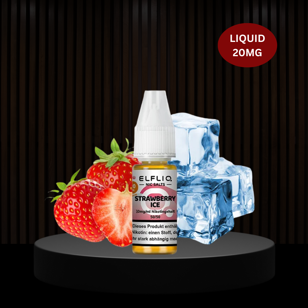 Elfbar Liquid 10ml - 20mg - Strawberry Ice