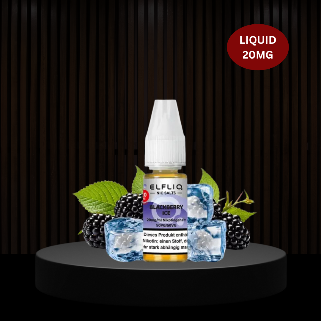 Elfbar Liquid 10ml - 20mg - Blackberry Ice