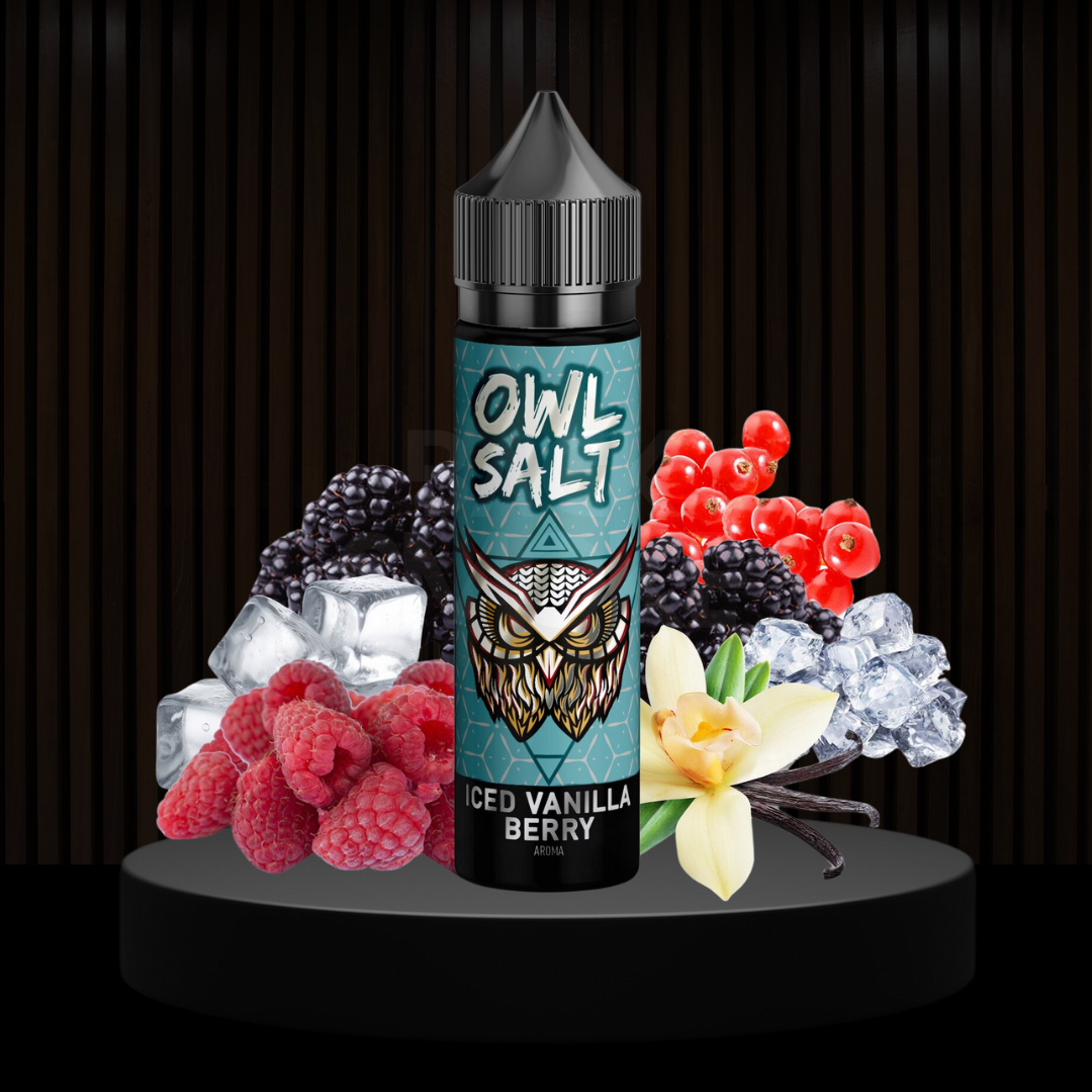 OWL Salt Longfill | Iced Vanilla Berry Aroma | 10 ml in 60 ml