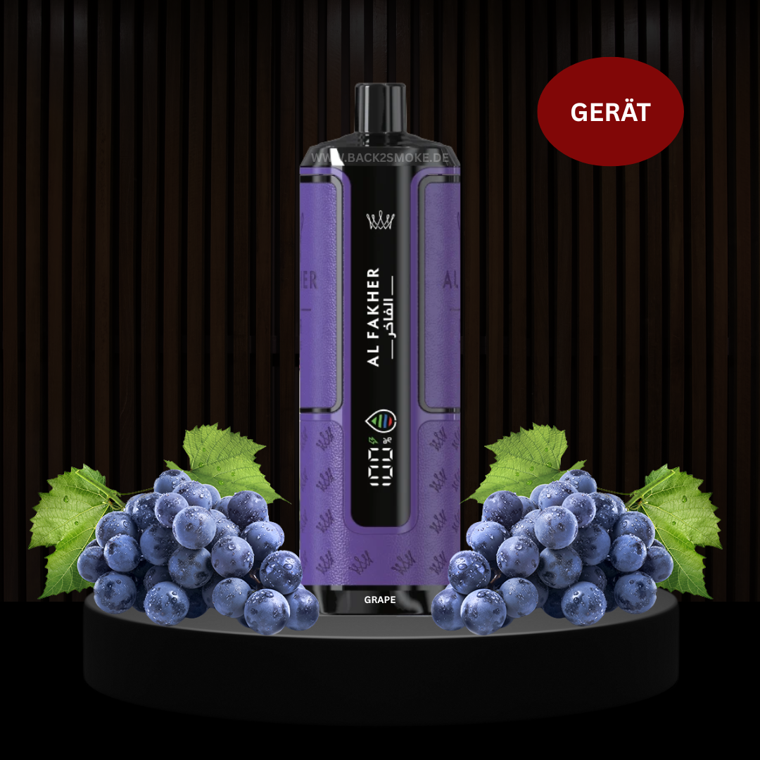 Al Fakher Hypermax 20.000 Züge Akku - Grape