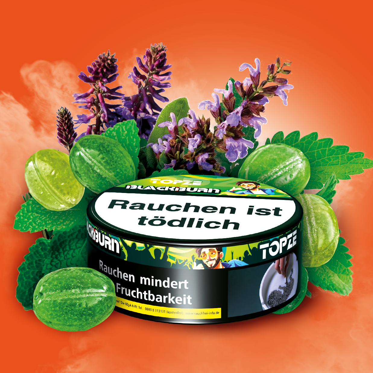 BlackBurn Tobacco 100g - Top Ze