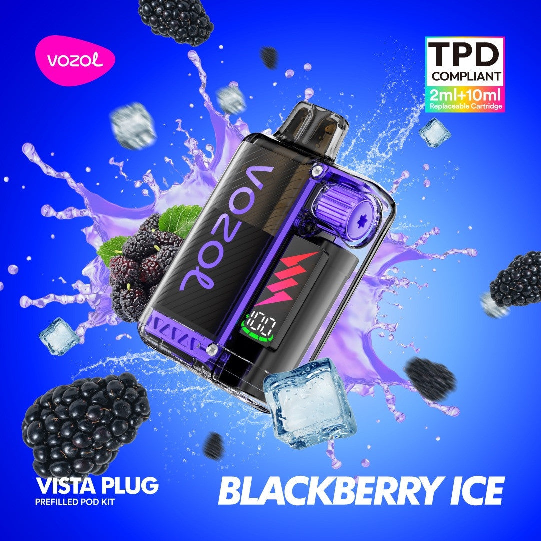 Vozol Vista Plug Starterkit 15000 Züge - Blackberry Ice