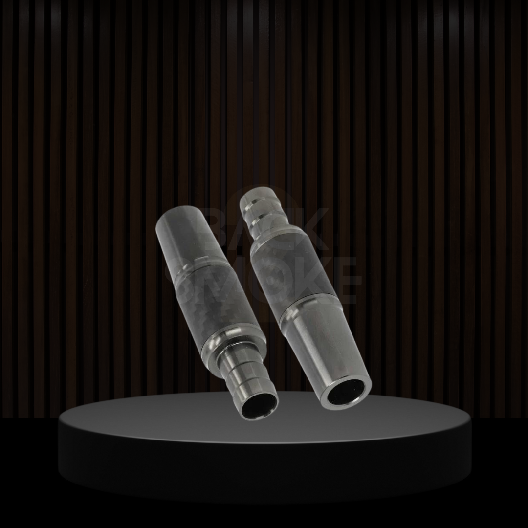 INVI Schlauchanschluss Edelstahl-Carbon Gun Metal 18/8
