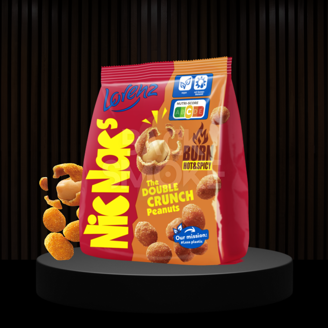 NicNac's Lorenz - The Double Crunch Peanuts - Burn Hot & Spicy 110g
