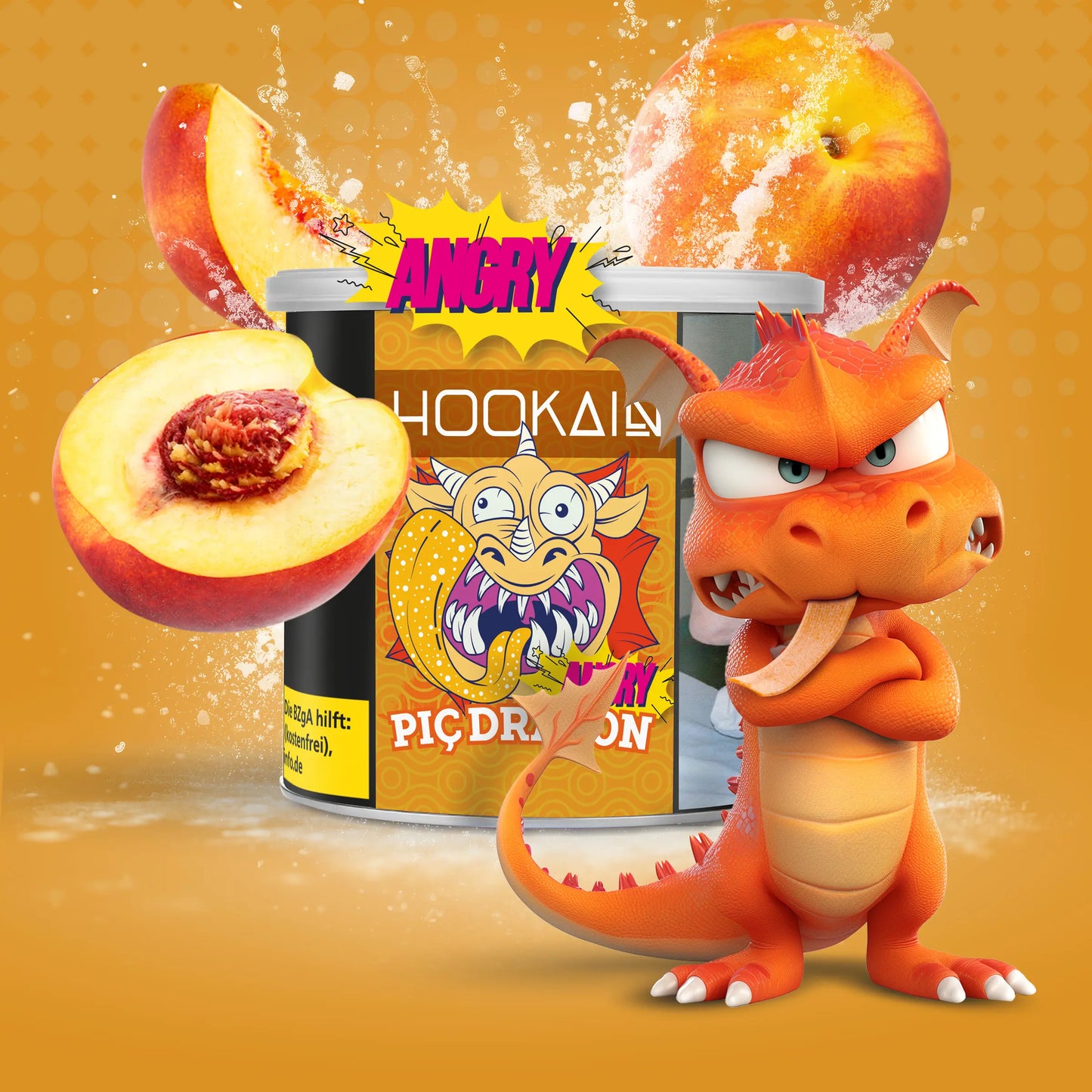 Hookain Tobacco 200g - Angry PiC Dragon