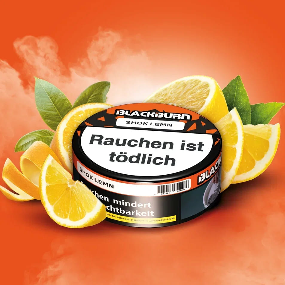 BlackBurn Tobacco 100g - Shok Lemon