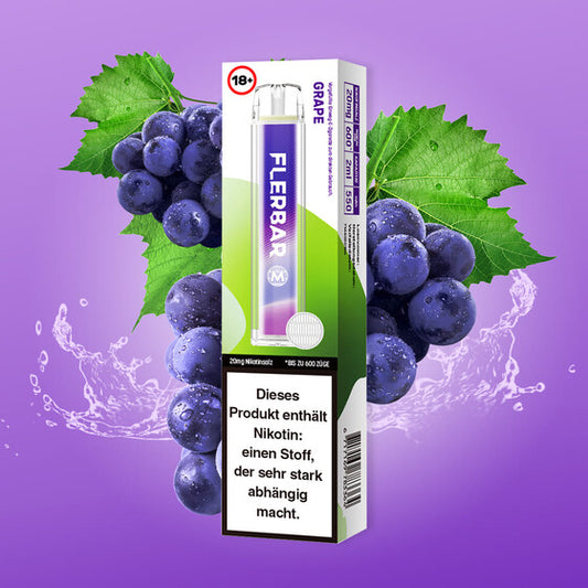 Flerbar 600 Einweg Vape 20mg - Grape