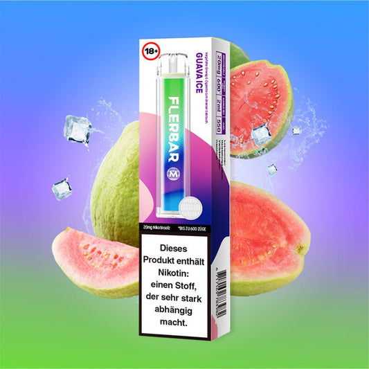Flerbar 600 Einweg Vape 20mg - Guava Ice