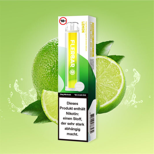Flerbar 600 Einweg Vape 20mg - Lemon