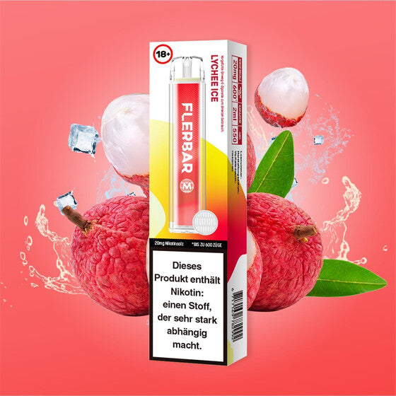 Flerbar 600 Einweg Vape 20mg - Lychee Ice