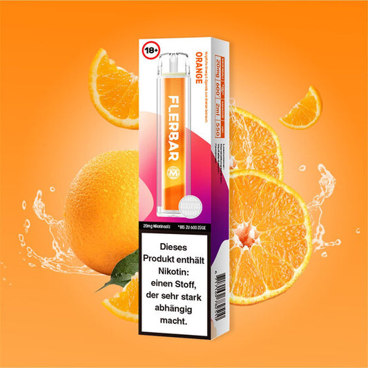 Flerbar 600 Einweg Vape 20mg - Orange