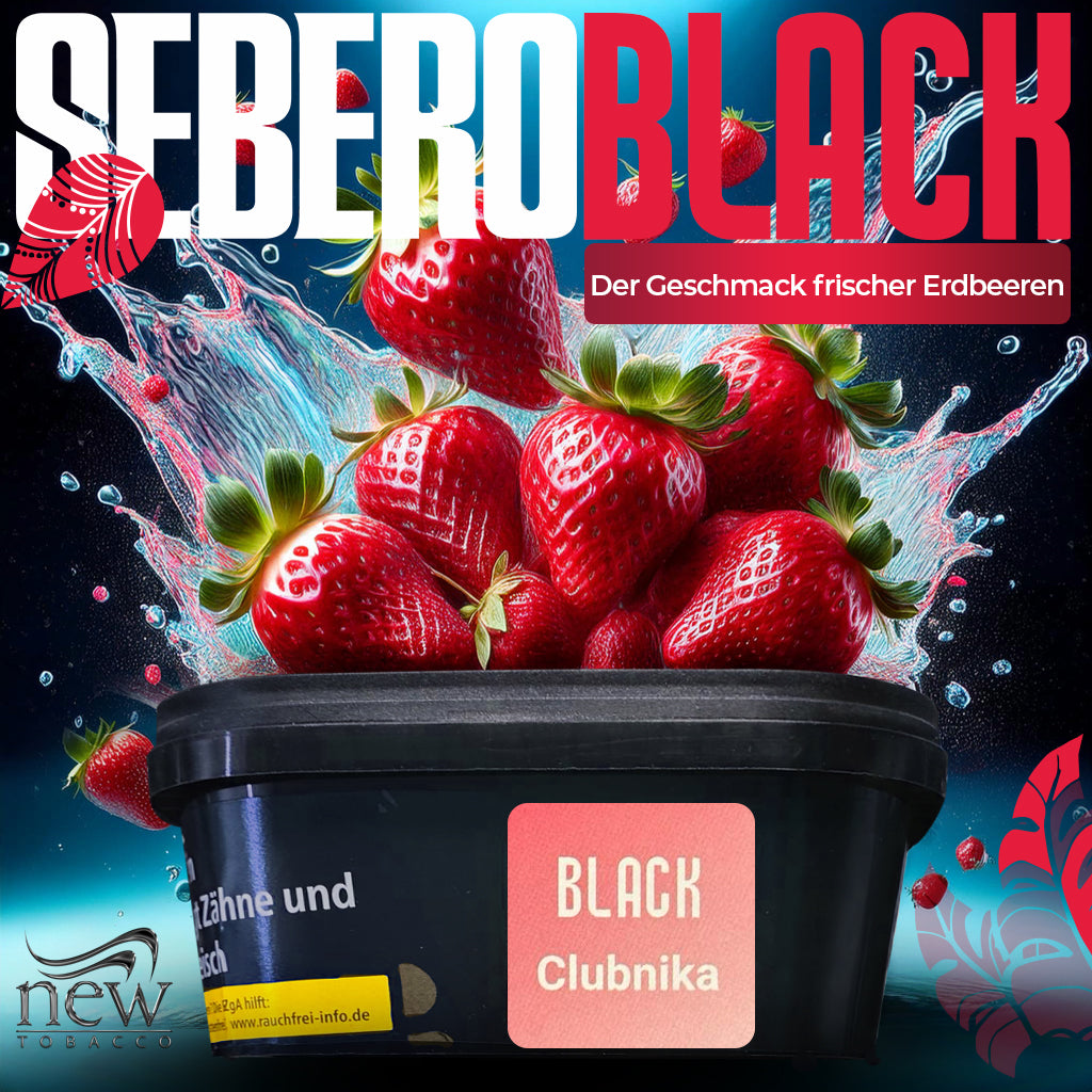 Sebero Black 200g  - Clubnika