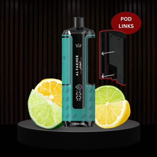 Al Fakher Hypermax 20.000 Züge Pod (Links) - Lemon Lime