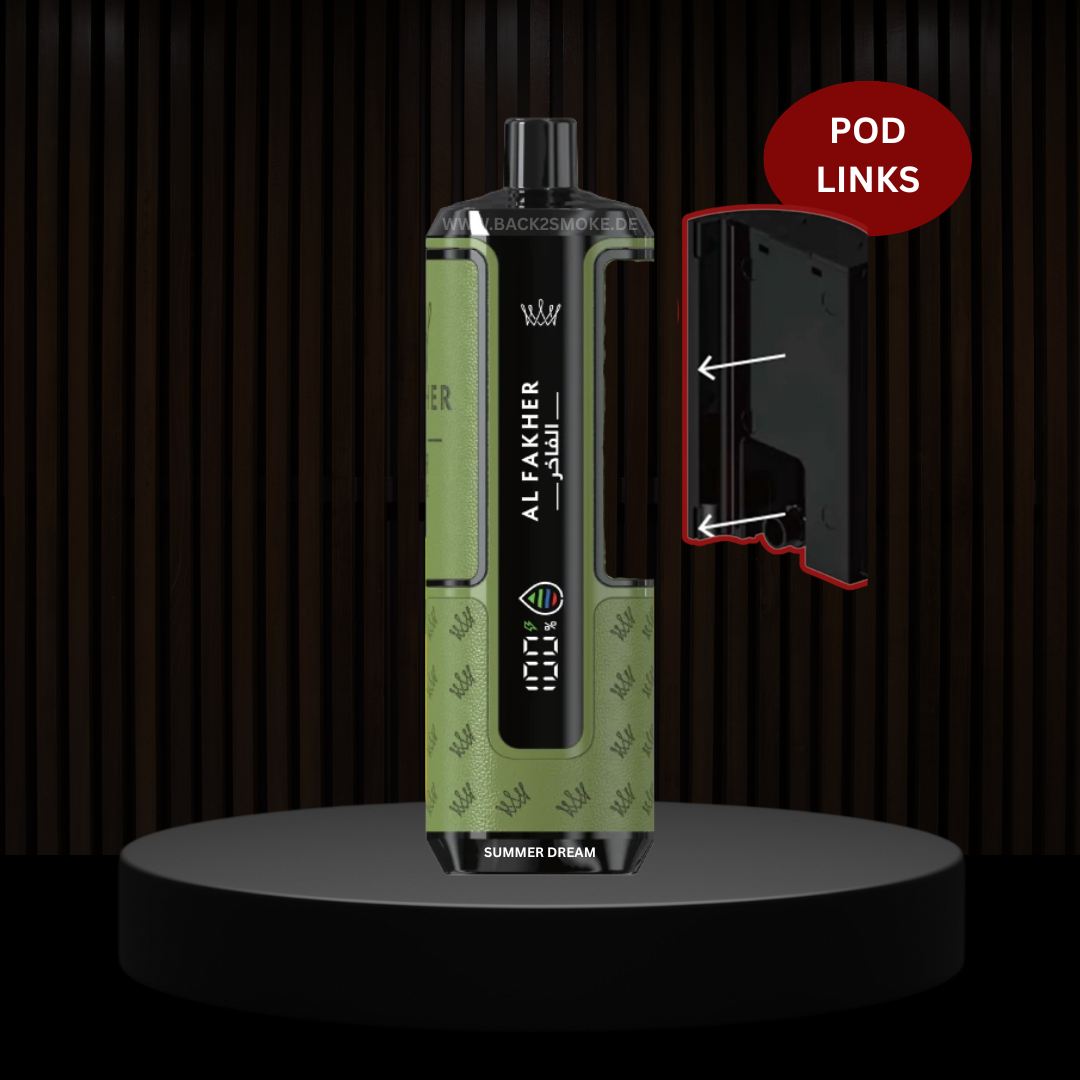 Al Fakher Hypermax 20.000 Züge Pod (Links) - Summer Dream
