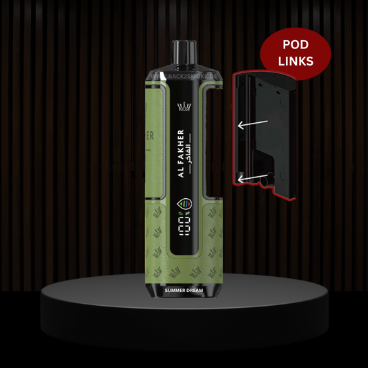 Al Fakher Hypermax 20.000 Züge Pod (Links) - Summer Dream