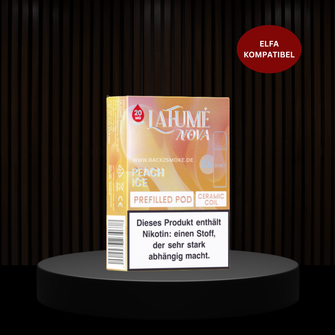 La Fume Nova Pods 600 Züge (2er Pack) 20mg - Peach Ice
