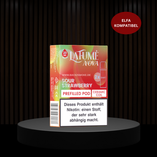 La Fume Nova Pods 600 Züge (2er Pack) 20mg - Sour Strawberry
