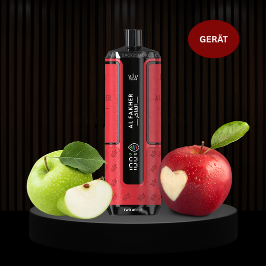 Al Fakher Hypermax 20.000 Züge Akku - Two Apple (Doppelapfel)
