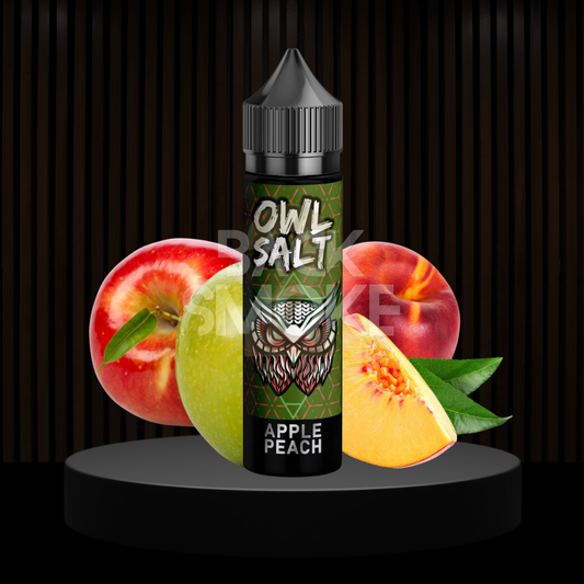 OWL Salt Longfill | Apple Peach Aroma | 10 ml in 60 ml