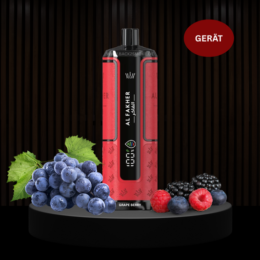 Al Fakher Hypermax 20.000 Züge Akku - Grape Berry