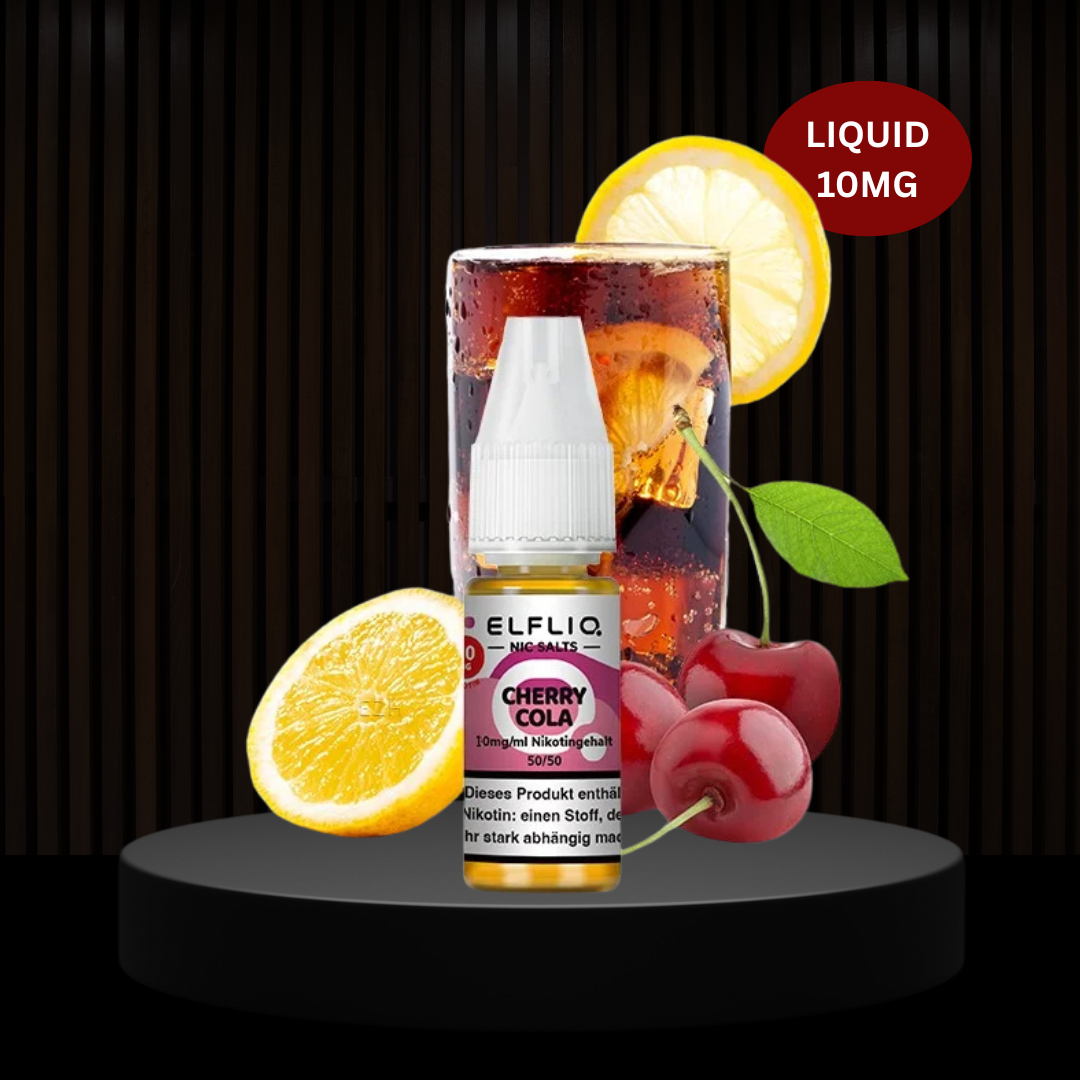 Elfbar Liquid 10ml - 10mg - Cherry Cola