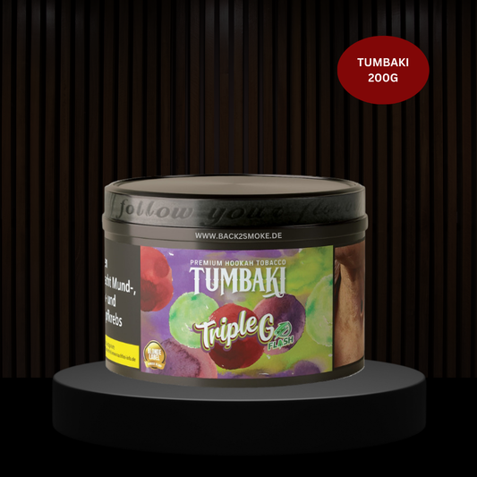Tumbaki Tobacco 200g - Triple Grape Flash