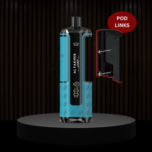 Al Fakher Hypermax 20.000 Züge Pod (Links) - Fusion Pop