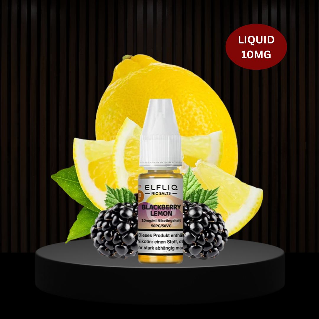 Elfbar Liquid 10ml - 10mg - Blackberry Lemon
