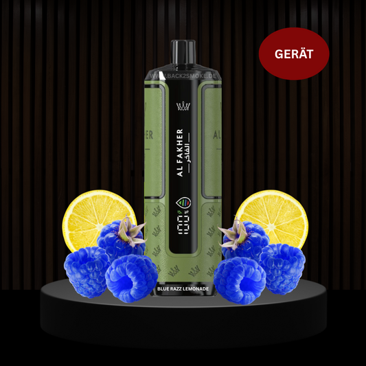 Al Fakher Hypermax 20.000 Züge Akku - Blue Razz Lemonade