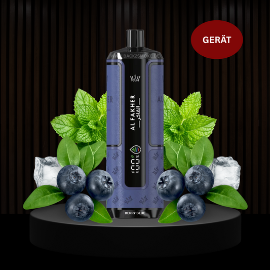 Al Fakher Hypermax 20.000 Züge Akku - Berry Blue