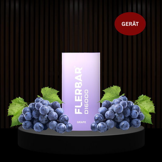 Flerbar D16.000 Züge 20mg Akkuträger - Grape