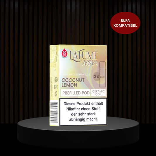 La Fume Nova Pods 600 Züge (2er Pack) 20mg - Coconut Lemon