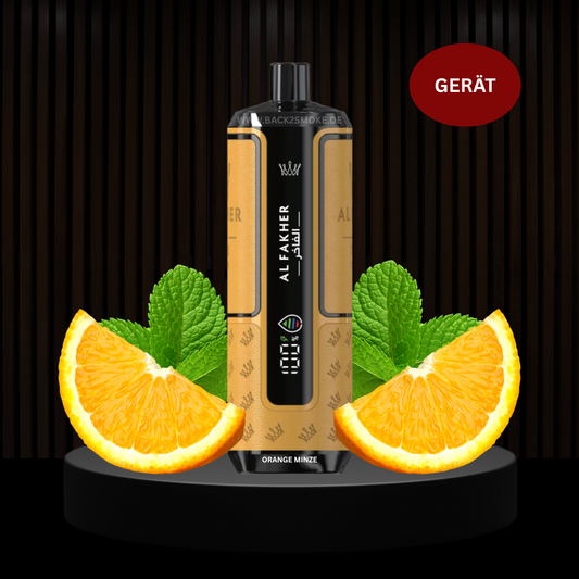 Al Fakher Hypermax 20.000 Züge Akku - Orange Mint