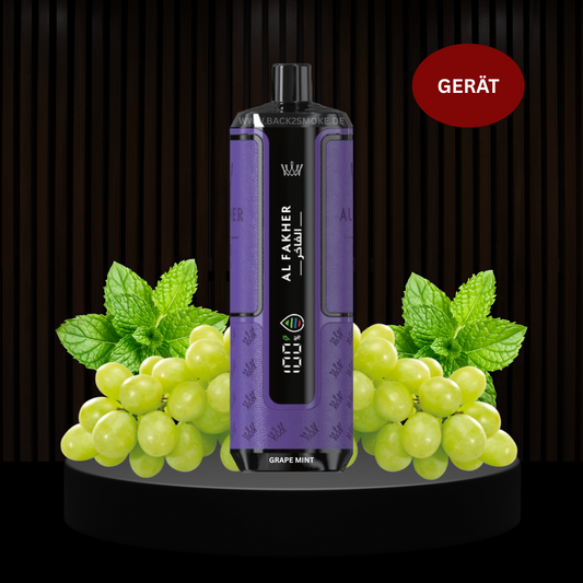 Al Fakher Hypermax 20.000 Züge Akku - Grape Mint