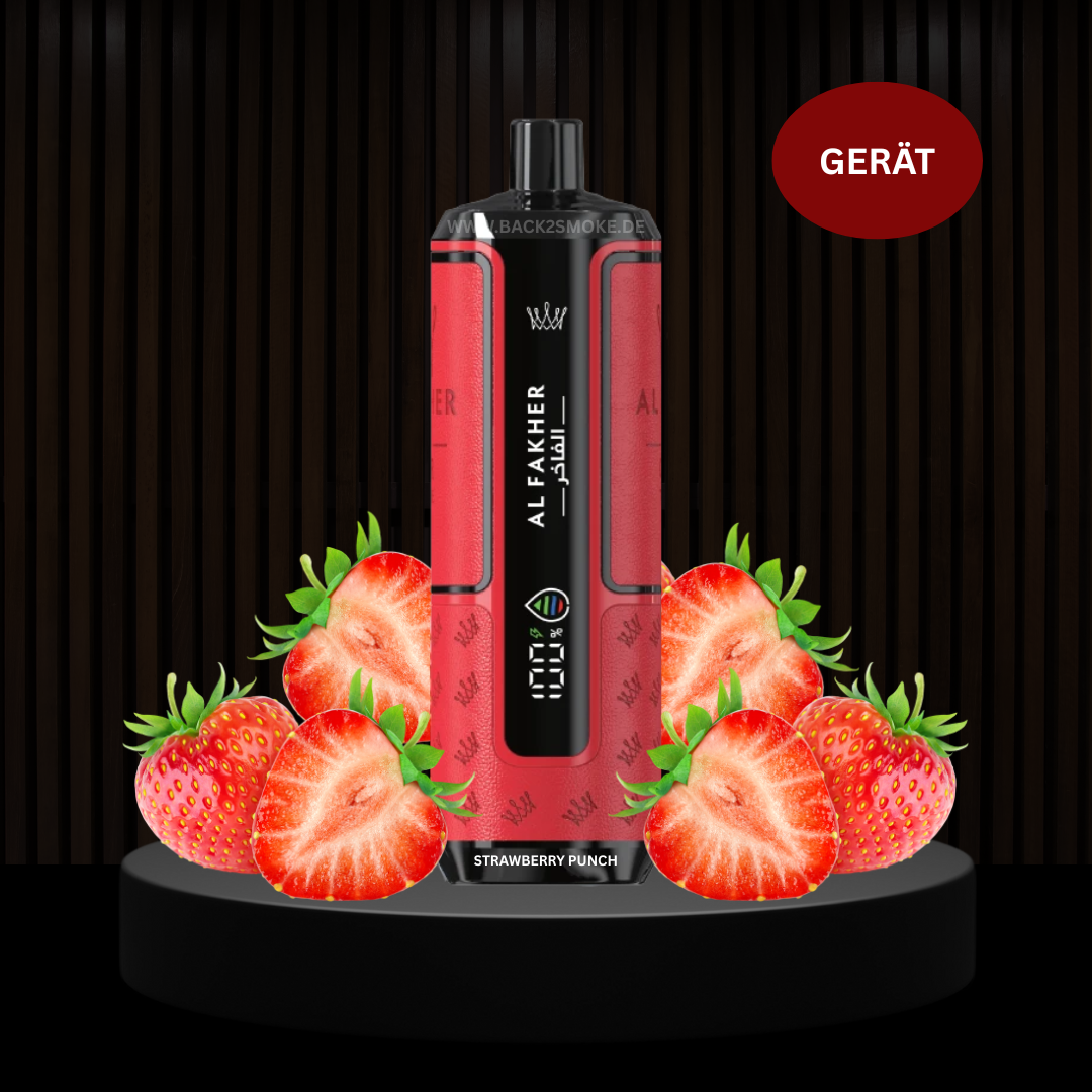 Al Fakher Hypermax 20.000 Züge Akku - Strawberry Punch